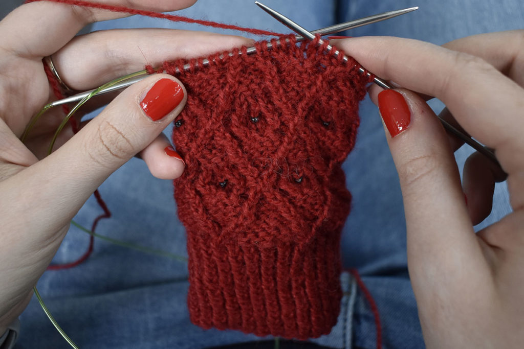How to add to your knitting using Superfloss Dots Dabbles Designs