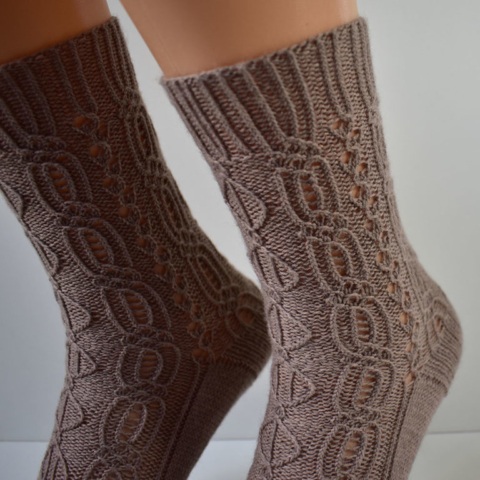 Lady Patience socks by Dots Dabbles