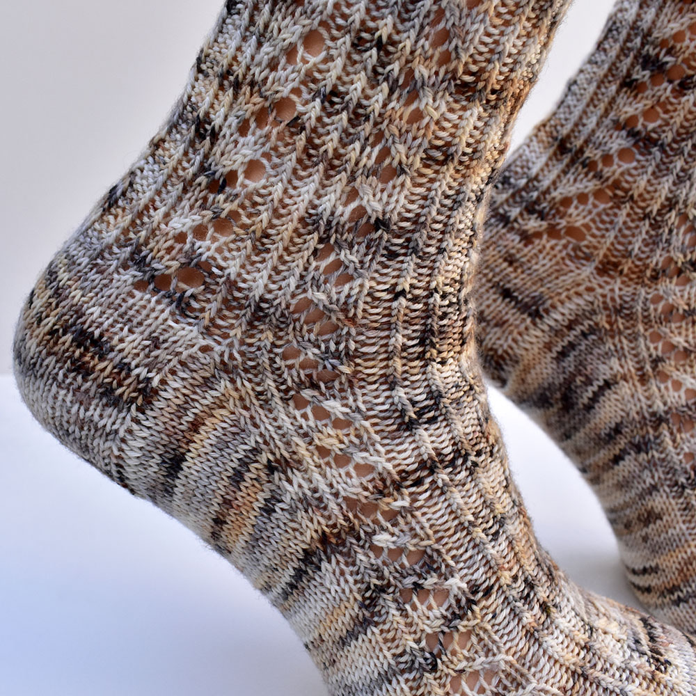 Witches' Sabbath sock pattern by Dots Dabbles
