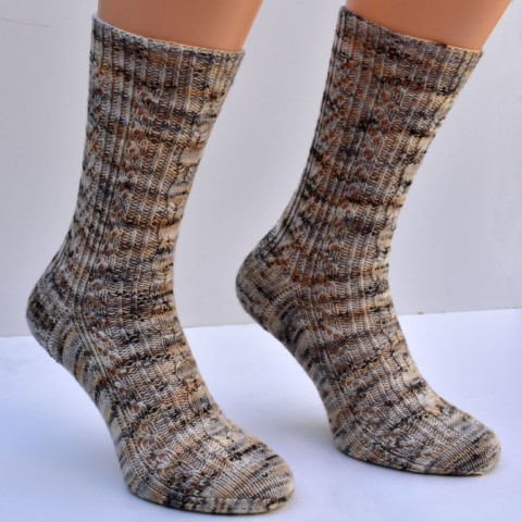 Witches' Sabbath sock pattern by Dots Dabbles