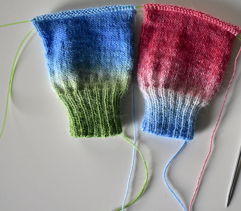 Story of a beginner sock knitter